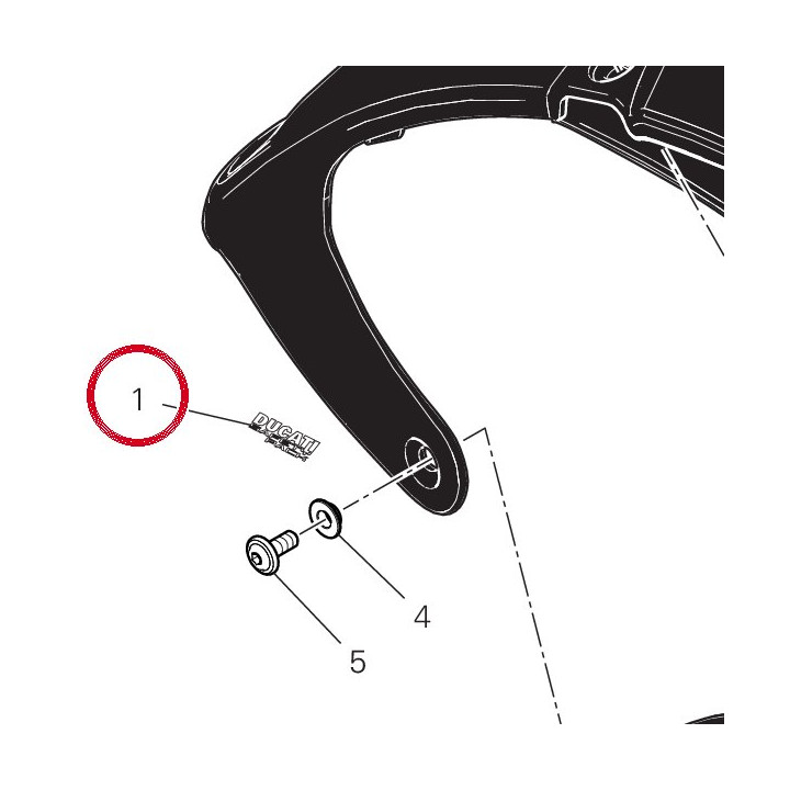 Decalcomanie Ducati safety — réf. 43713191AT | Ducati Store