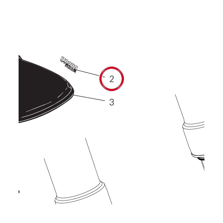 Decalcomanie Ducati safety — réf. 43713201AT | Ducati Store