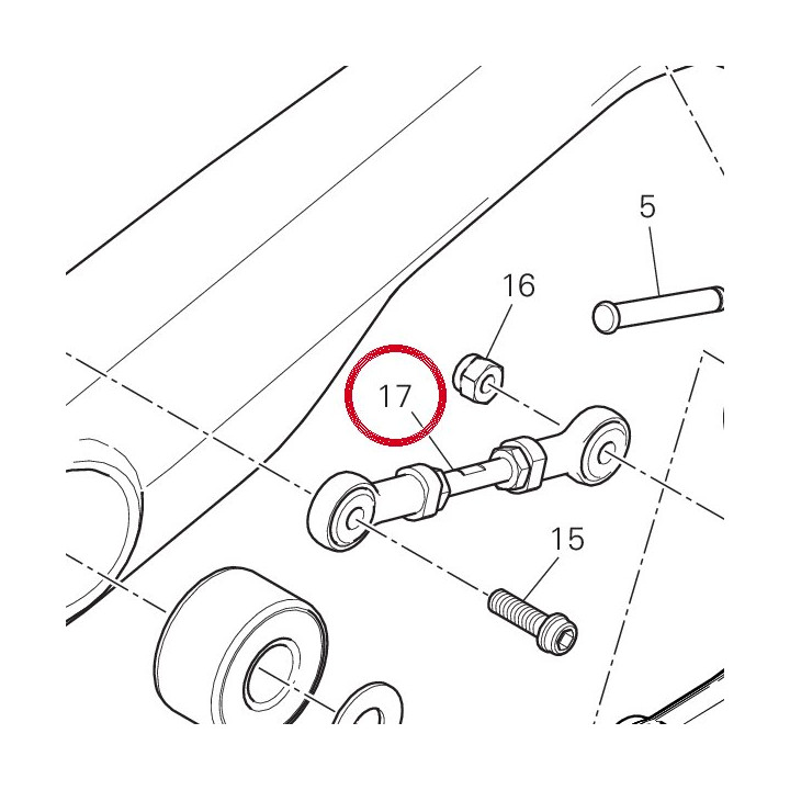 Tige commande sélecteur — réf. 11723561B | Ducati Store