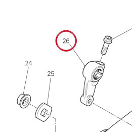 Levier commande cangement — réf. 45612071AA | Ducati Store