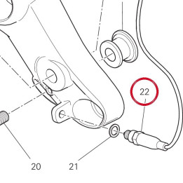 Interrupteur stop arrière — réf. 53940035B | Ducati Store
