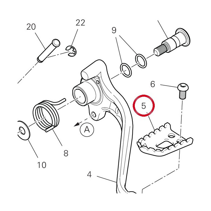 Plaque 82718591AA — réf. 82718591AA | Ducati Store