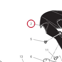Garde-Boue arrieret noir — réf. 56511241AC | Ducati Store