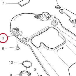 Garde-Boue ar. inférieur — réf. 56511311B | Ducati Store