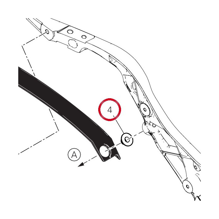 Entretoise 71615651AA — réf. 71615651AA | Ducati Store