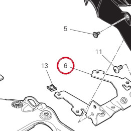 Equerre 8301B121AA — réf. 8301B121AA | Ducati Store