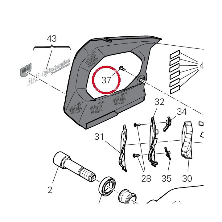 Vis tbeif M8X16 77240583C — réf. 77240583C | Ducati Store