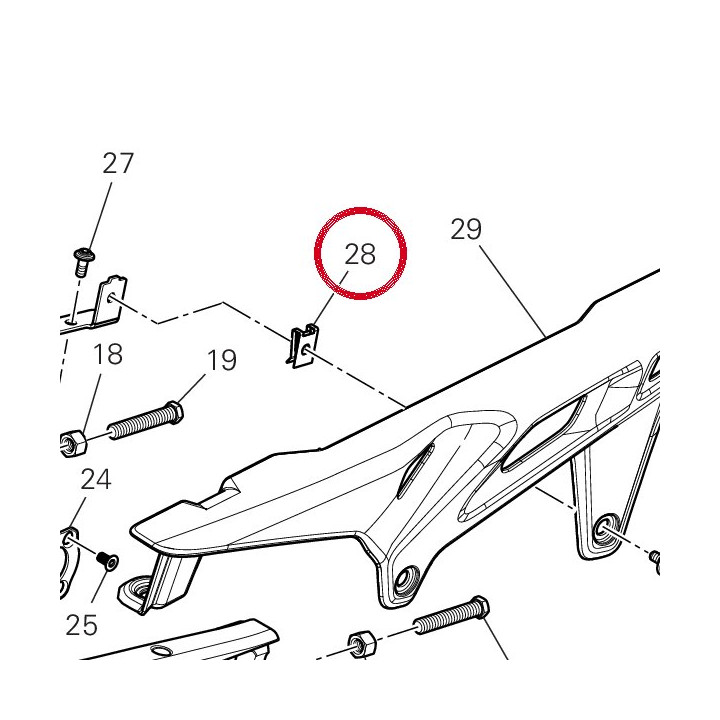 Fixation rapide M5 85041031A — réf. 85041031A | Ducati Store