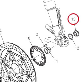 Ecrou 74810651A — réf. 74810651A | Ducati Store