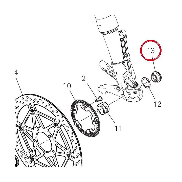 Ecrou 74810651A — réf. 74810651A | Ducati Store