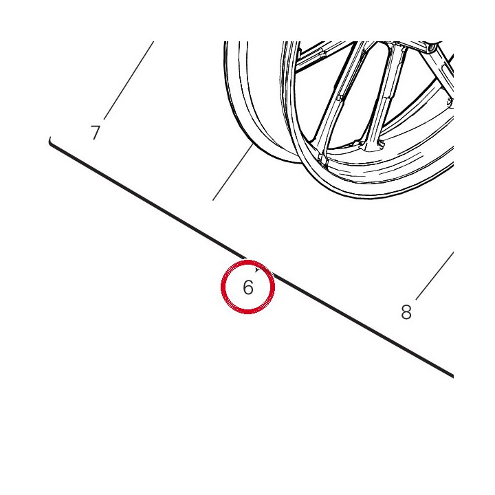 Jante roue av. 50122321AA — réf. 50122321AA | Ducati Store