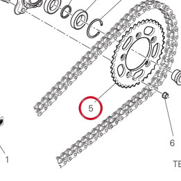 Couronne D39 49411931AA — réf. 49411931AA | Ducati Store