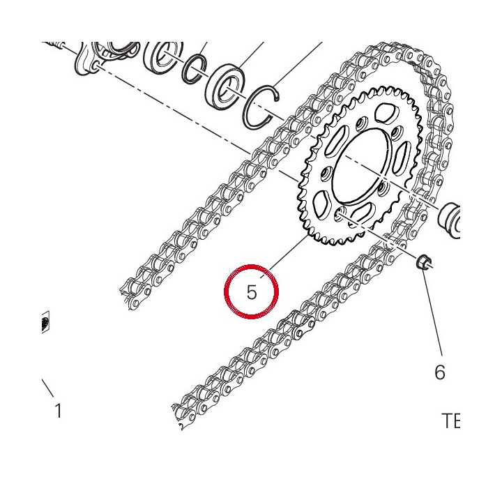 Couronne D39 49411931AA — réf. 49411931AA | Ducati Store