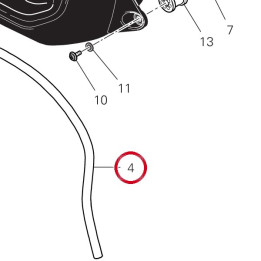 Tuyau drainage 59013051B — réf. 59013051B | Ducati Store