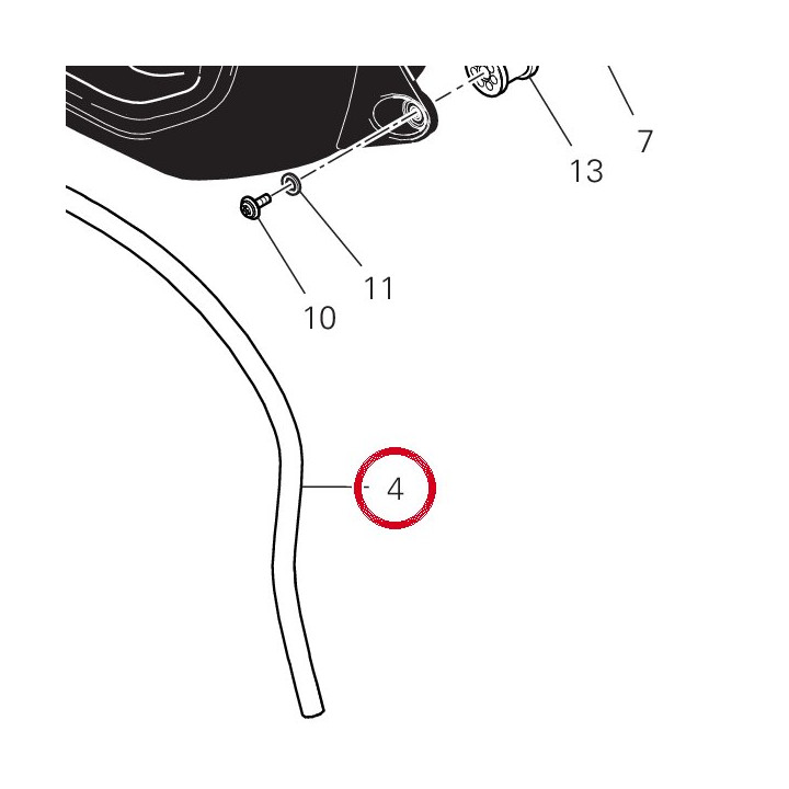 Tuyau drainage 59013051B — réf. 59013051B | Ducati Store