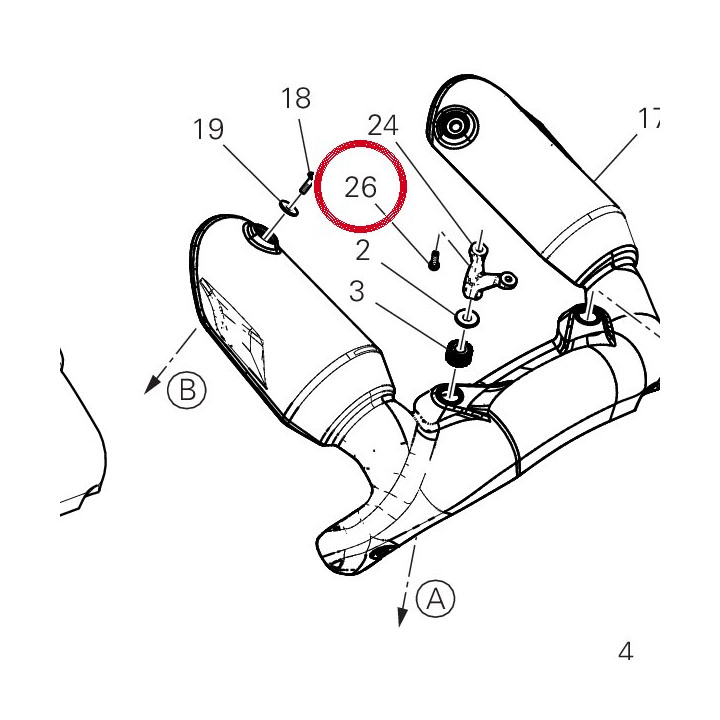 Vis tceif M5X16 77156418B — réf. 77156418B | Ducati Store