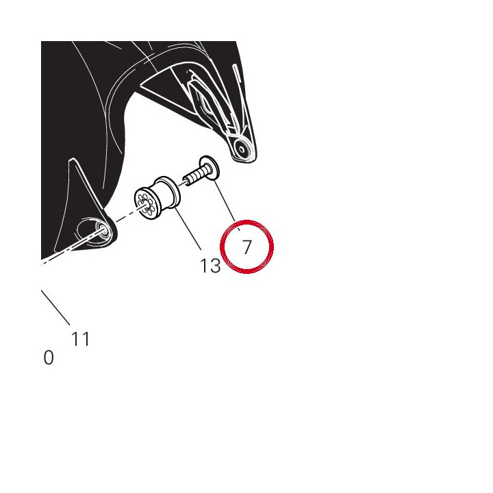 Vis special 77215061AA — réf. 77215061AA | Ducati Store