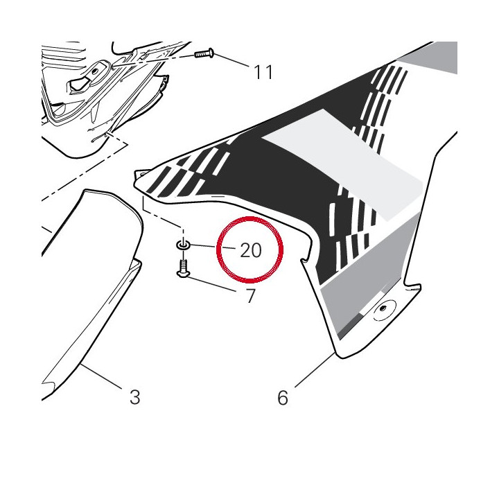 Rondelle 85611361A — réf. 85611361A | Ducati Store