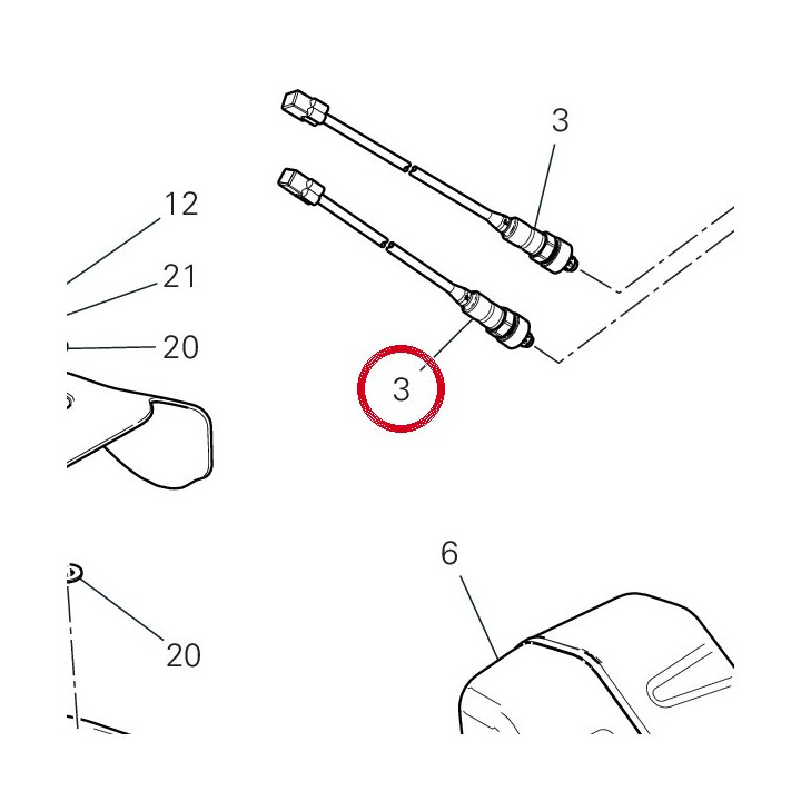 Sonde lambda 55215021A — réf. 55215021A | Ducati Store