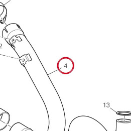 Tuyau échappement — réf. 57015121BA | Ducati Store