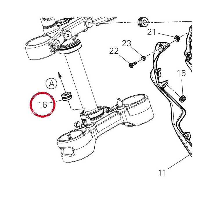 Joint en caoutchouc — réf. 76410641B | Ducati Store