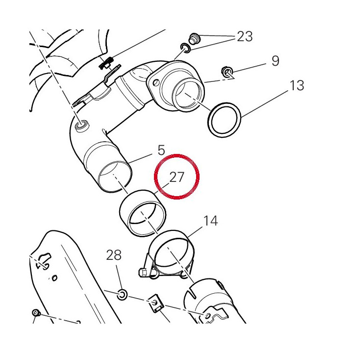 Joint 79010421A — réf. 79010421A | Ducati Store