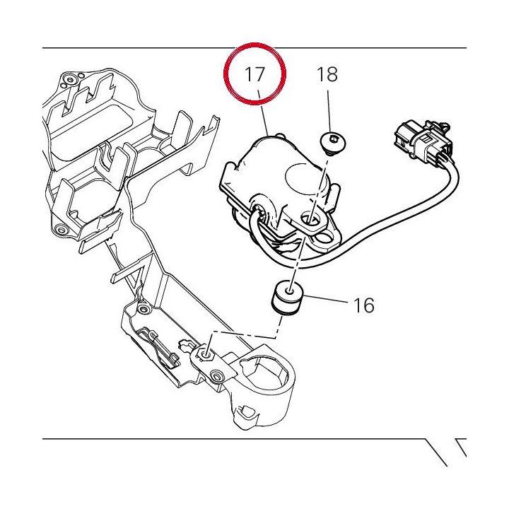 Moteur électrique soupape — réf. 59340393A | Ducati Store