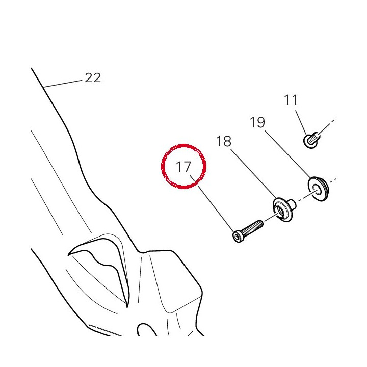 Vis tceir M8X35 77355068B — réf. 77355068B | Ducati Store