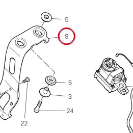 Support silencieux — réf. 8301B141AA | Ducati Store