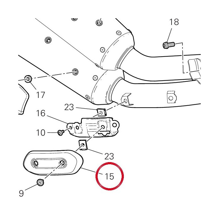 Cache 4601H961A — réf. 4601H961A | Ducati Store