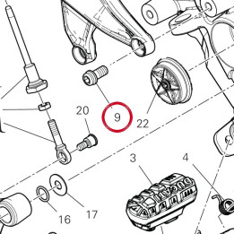 Vis tceif M8X16 77157213B — réf. 77157213B | Ducati Store