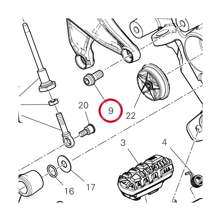 Vis tceif M8X16 77157213B — réf. 77157213B | Ducati Store