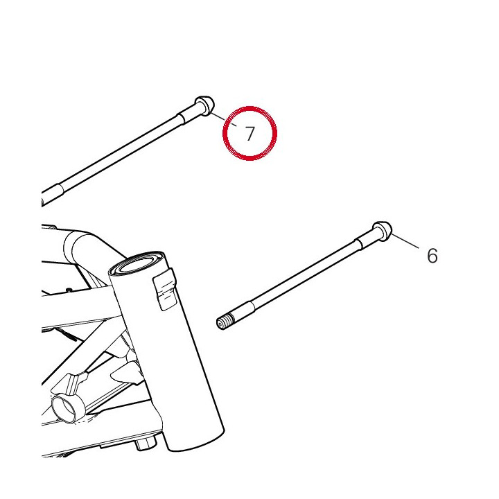 Pivot (arrière) 7791B191AA — réf. 7791B191AA | Ducati Store