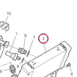 Radiateur à huile 54841171A — réf. 54841171A | Ducati Store