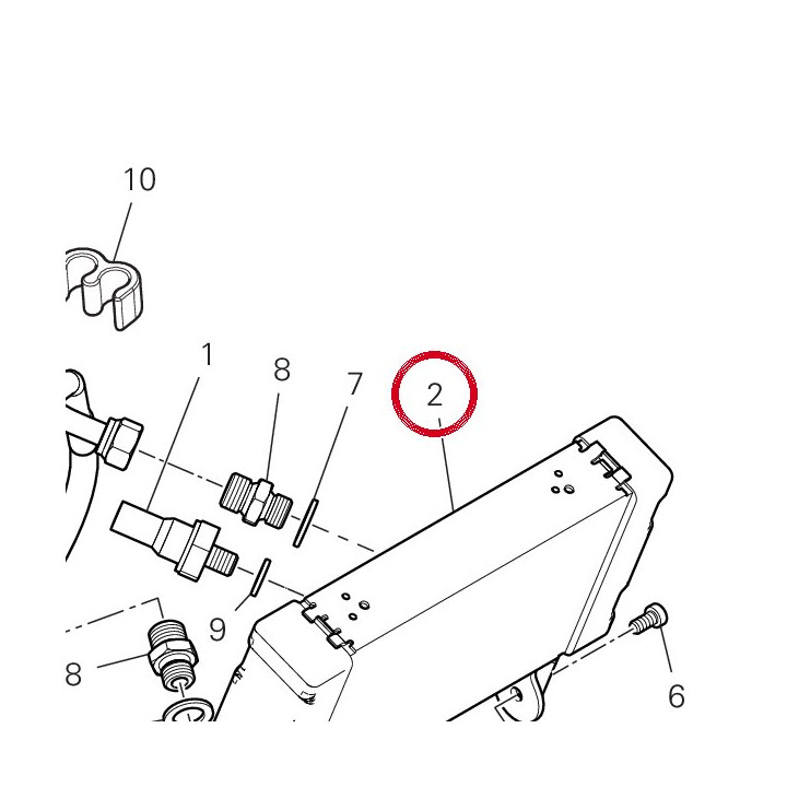 Radiateur à huile 54841171A — réf. 54841171A | Ducati Store