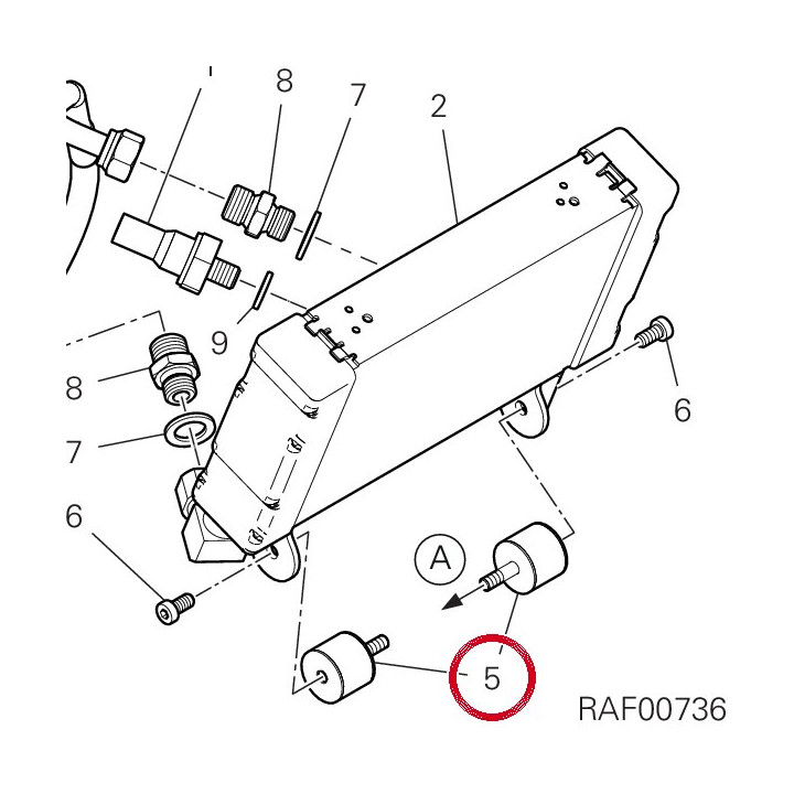 Antivibration 70010111B — réf. 70010111B | Ducati Store