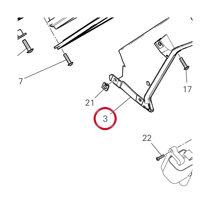 Boîte filtre à air devant — réf. 44218981D | Ducati Store