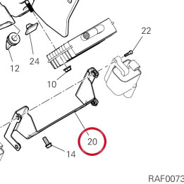 Equerre 8301A561AA — réf. 8301A561AA | Ducati Store