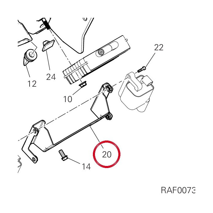 Equerre 8301A561AA — réf. 8301A561AA | Ducati Store