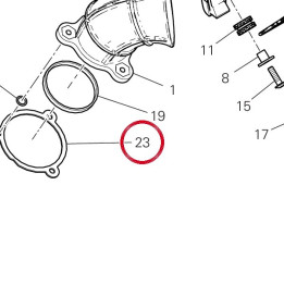 Entretoise 85611741AA — réf. 85611741AA | Ducati Store
