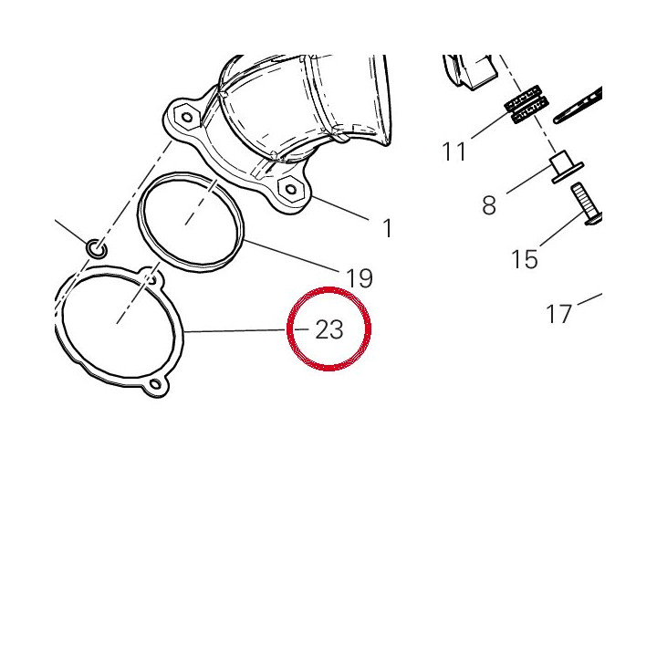 Entretoise 85611741AA — réf. 85611741AA | Ducati Store