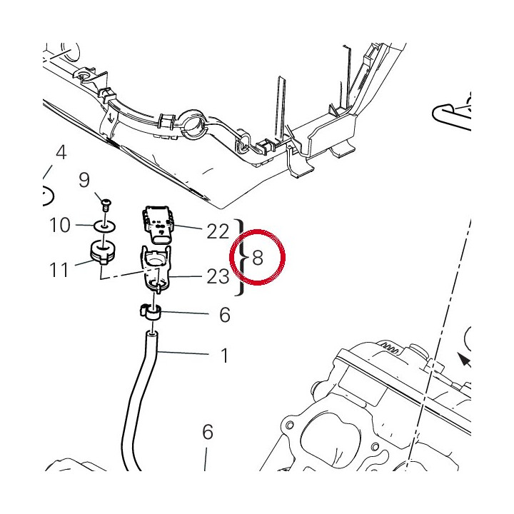 Kit sonde de pression — réf. 69929291A | Ducati Store