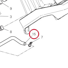 Tuyau air horizontale — réf. 87613981A | Ducati Store