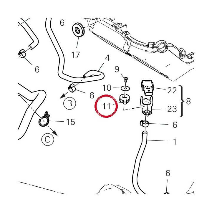Caoutchouc 76412451A — réf. 76412451A | Ducati Store