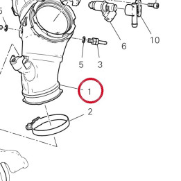 Raccord D'Admission — réf. 14010851E | Ducati Store