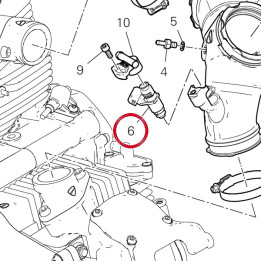 Injector 28040231A — réf. 28040231A | Ducati Store