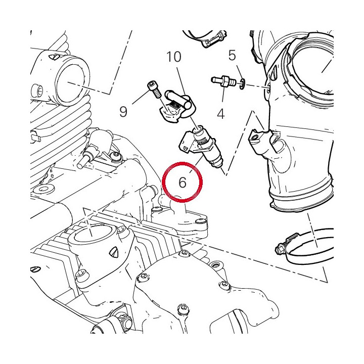 Injector 28040231A — réf. 28040231A | Ducati Store