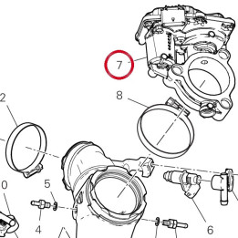 Corps papillon 28241072A — réf. 28241072A | Ducati Store