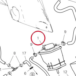 Filtre canister 42640041B — réf. 42640041B | Ducati Store