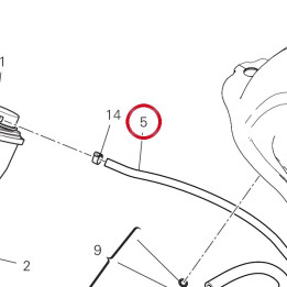 Tuyau 59014751A — réf. 59014751A | Ducati Store